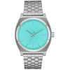 NIXON TIME TELLER SILVER/TURQUOISE