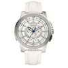 Marc Ecko THE COLLEGIATE, White Leather Strap