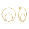 JCOU ROUND MINIMAL EARRING