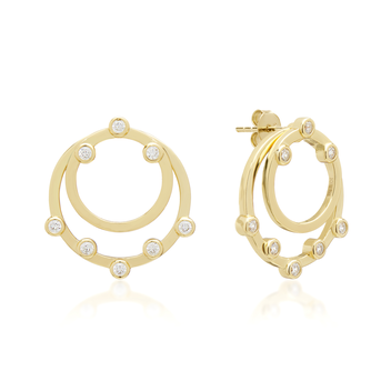 JCOU ROUND MINIMAL EARRING
