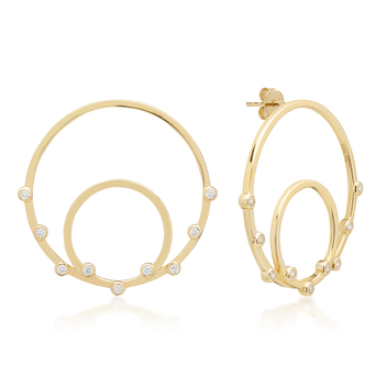 JCOU ROUND MINIMAL EARRING