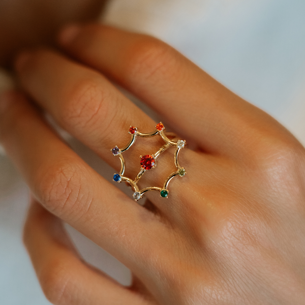 JCOU RAINBOW RING