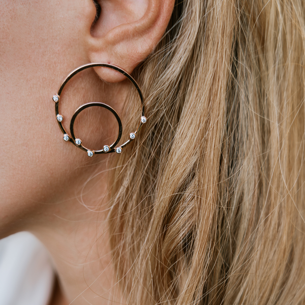 JCOU ROUND MINIMAL EARRING