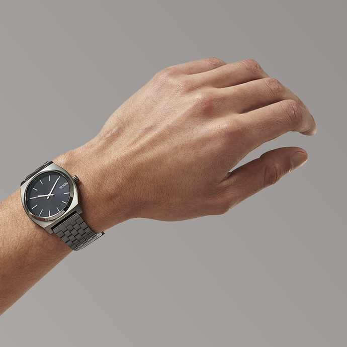 NIXON TIME TELLER MATTE GUNMETAL/BLACK SUNRAY
