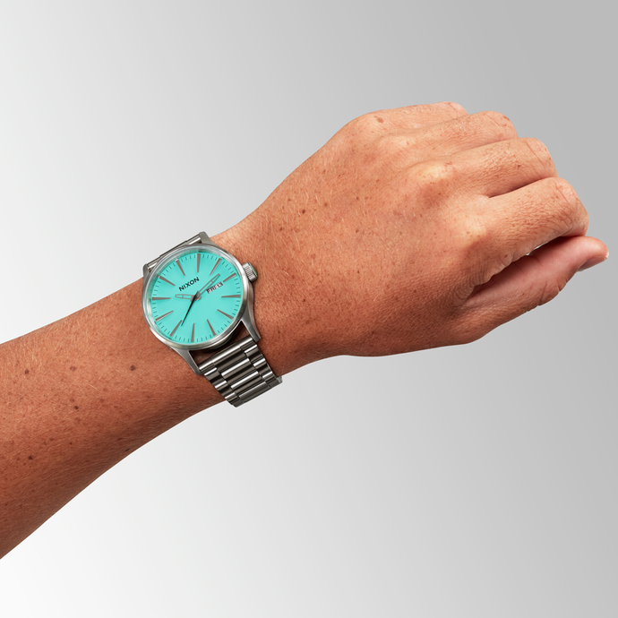 NIXON SENTRY SS SILVER/TURQUOISE