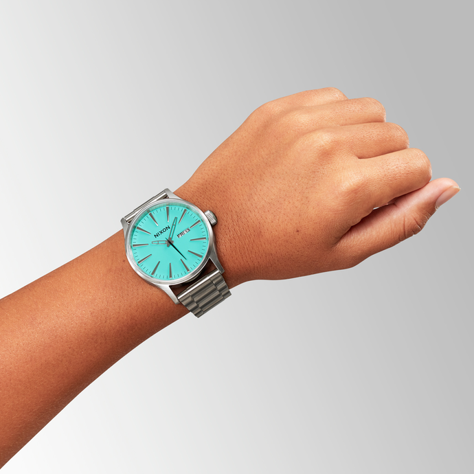NIXON SENTRY SS SILVER/TURQUOISE