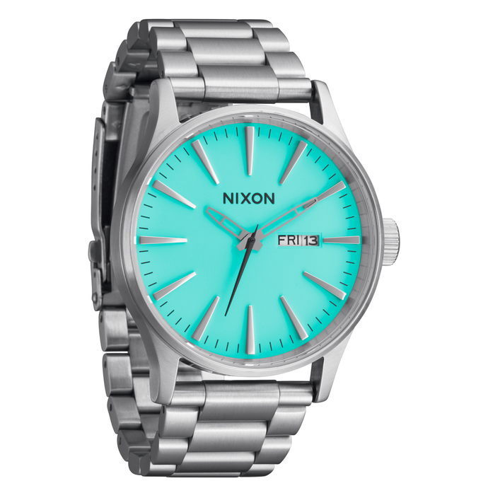 NIXON SENTRY SS SILVER/TURQUOISE