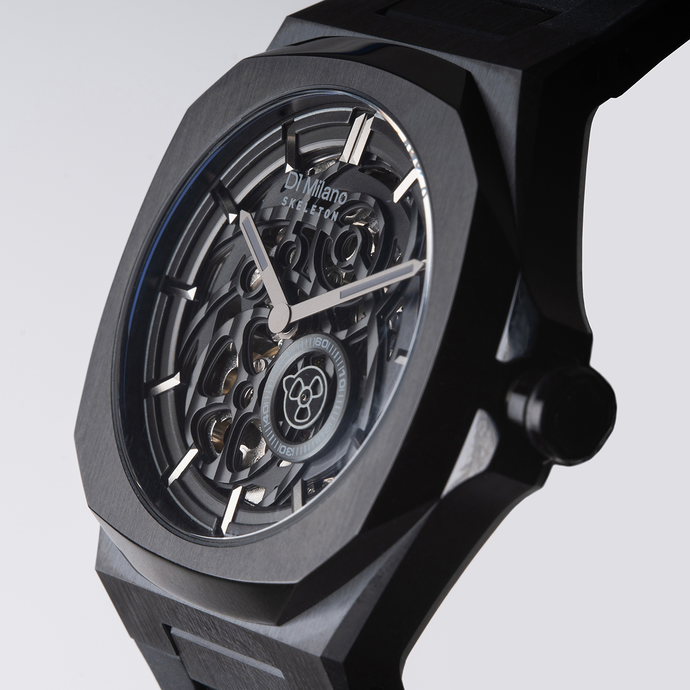 D1 MILANO SKELETON JET BLACK