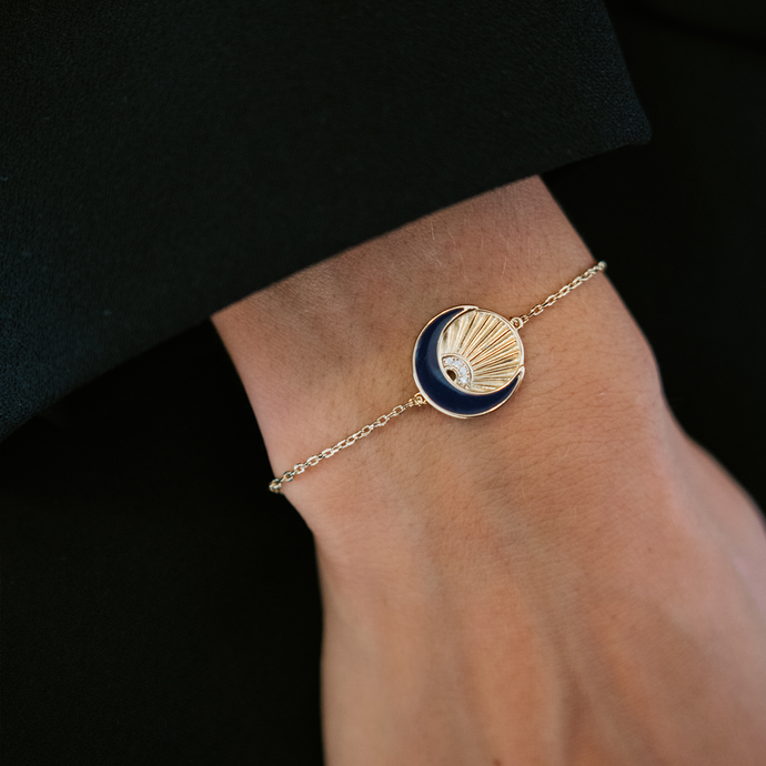 JCOU SUN AND MOON BRACELET