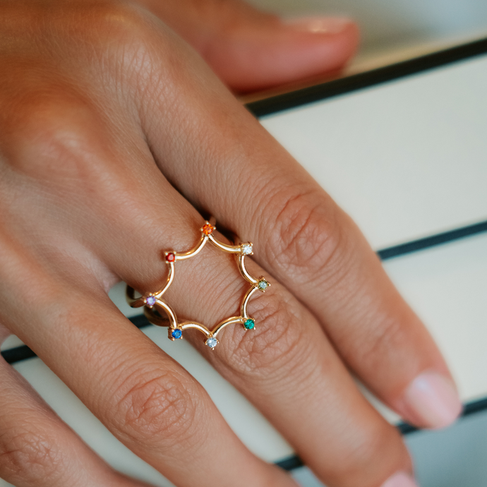JCOU RAINBOW RING