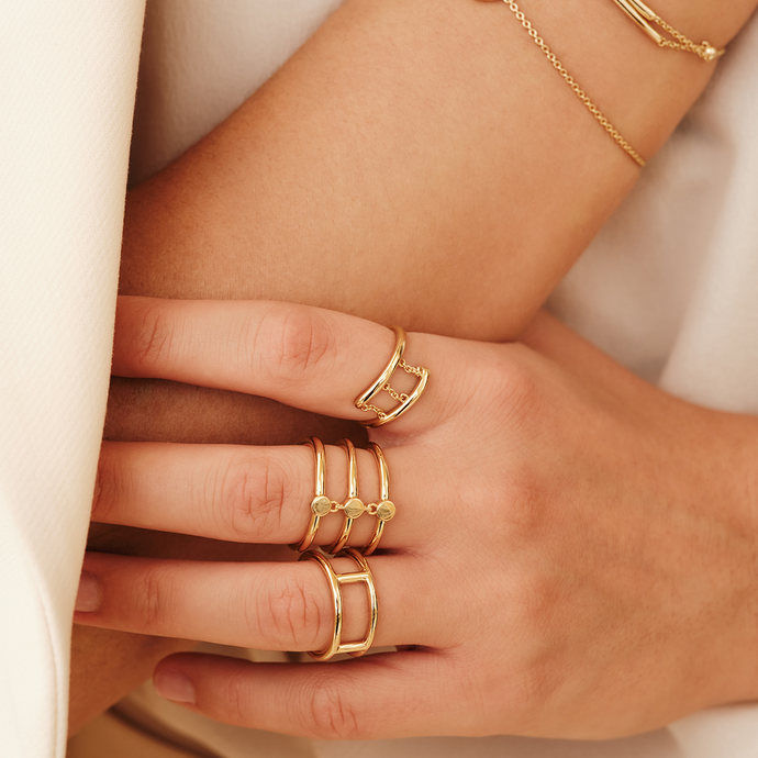 JCOU CHAINS RING