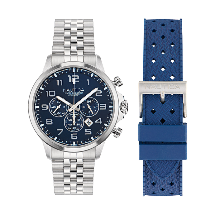 NAUTICA NCT BLUE OCEAN CHRONO BOX SET