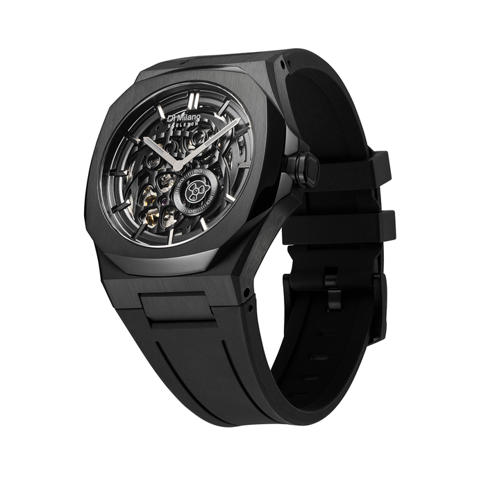 D1 MILANO SKELETON JET BLACK
