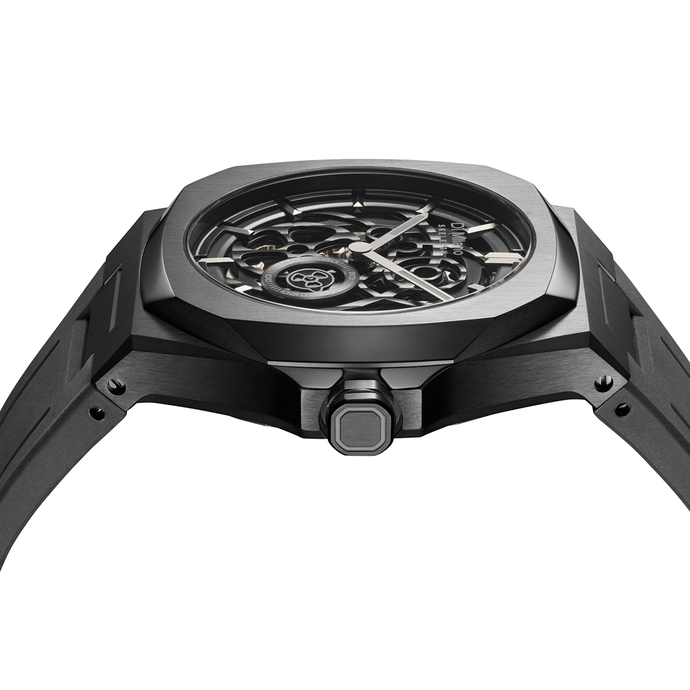 D1 MILANO SKELETON JET BLACK