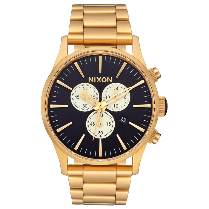 NIXON SENTRY CHRONO GOLD/INDIGO