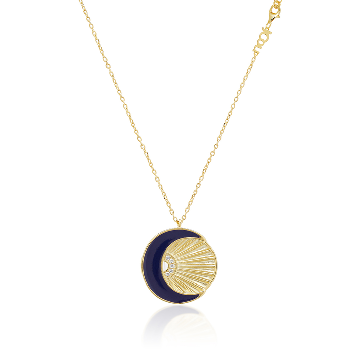 JCOU SUN AND MOON NECKLACE