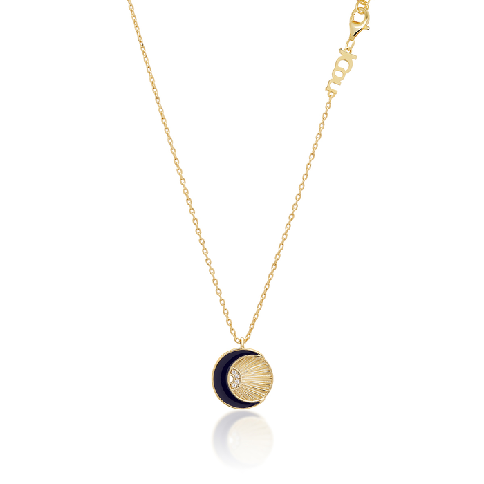JCOU SUN AND MOON NECKLACE