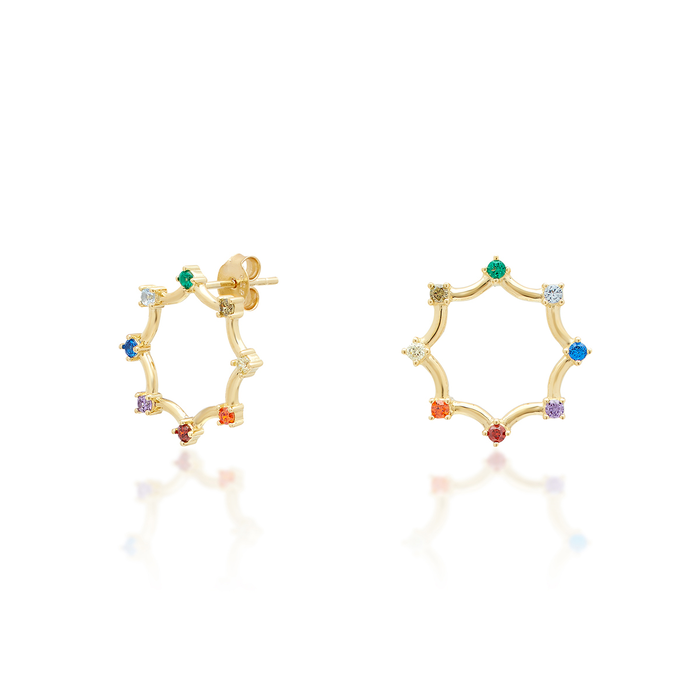 JCOU RAINBOW EARRING