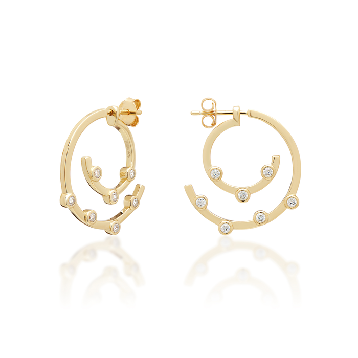 JCOU ROUND MINIMAL EARRING