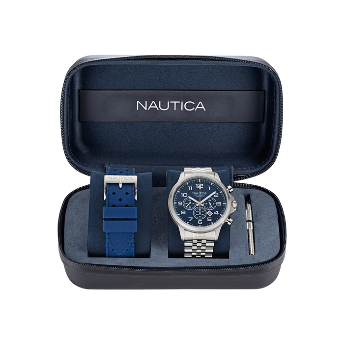 NAUTICA NCT BLUE OCEAN CHRONO BOX SET