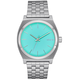 NIXON TIME TELLER SILVER/TURQUOISE
