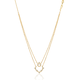 JCOU ROUND MINIMAL NECKLACE