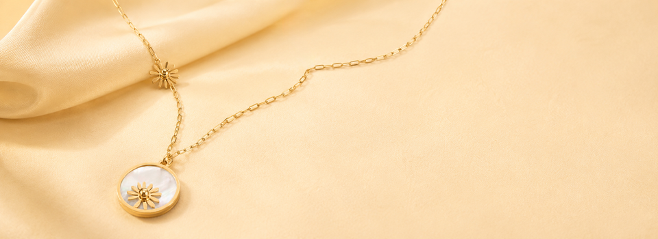 Necklace banner